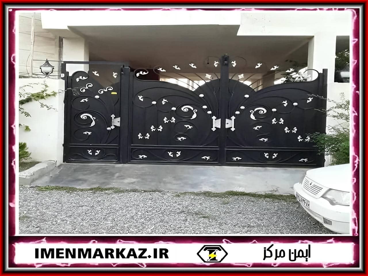 درب مدرن ورودی ویلا