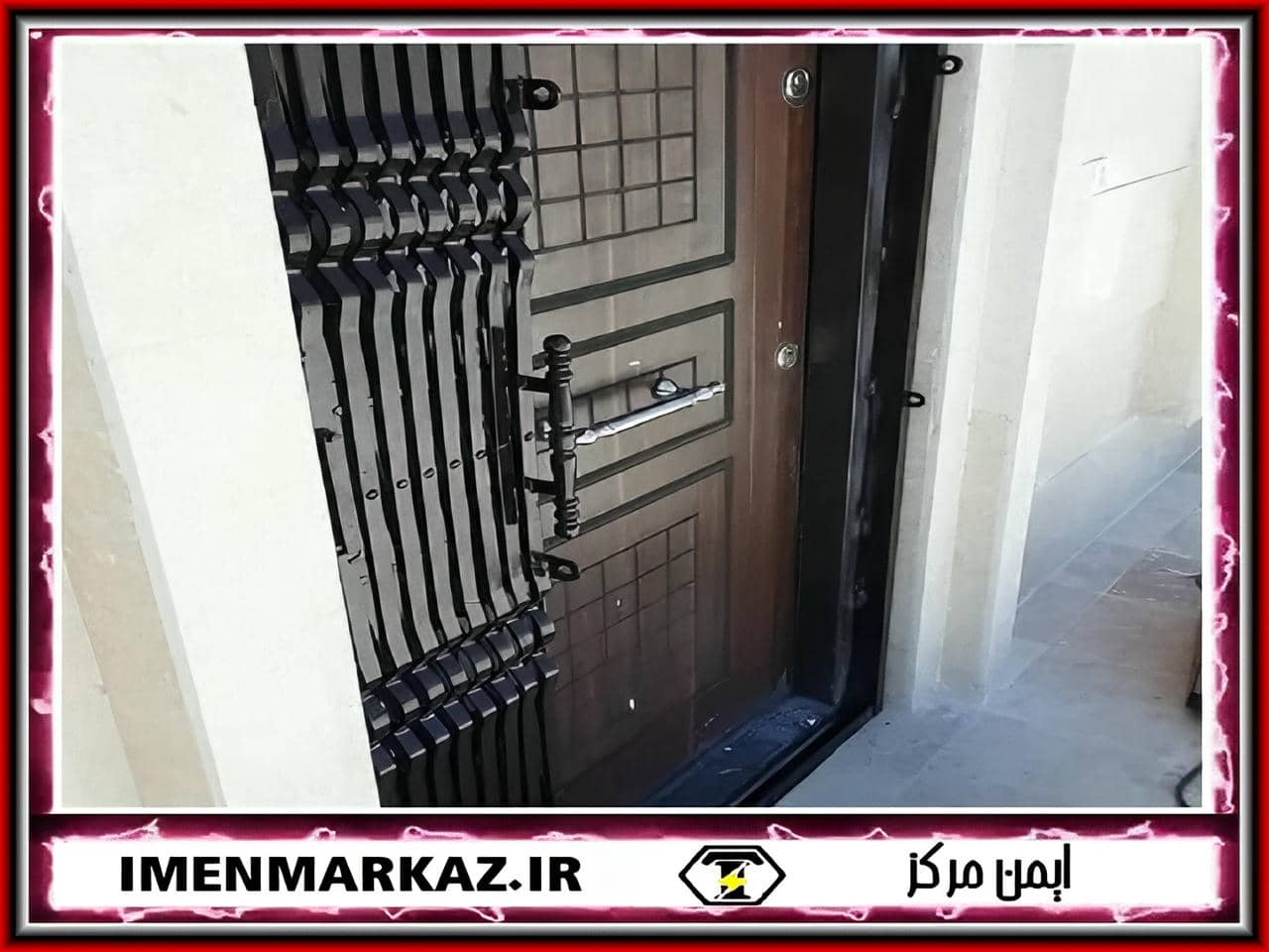 انواع حفاظ درب آکاردئونی ( نرده آکاردئونی )