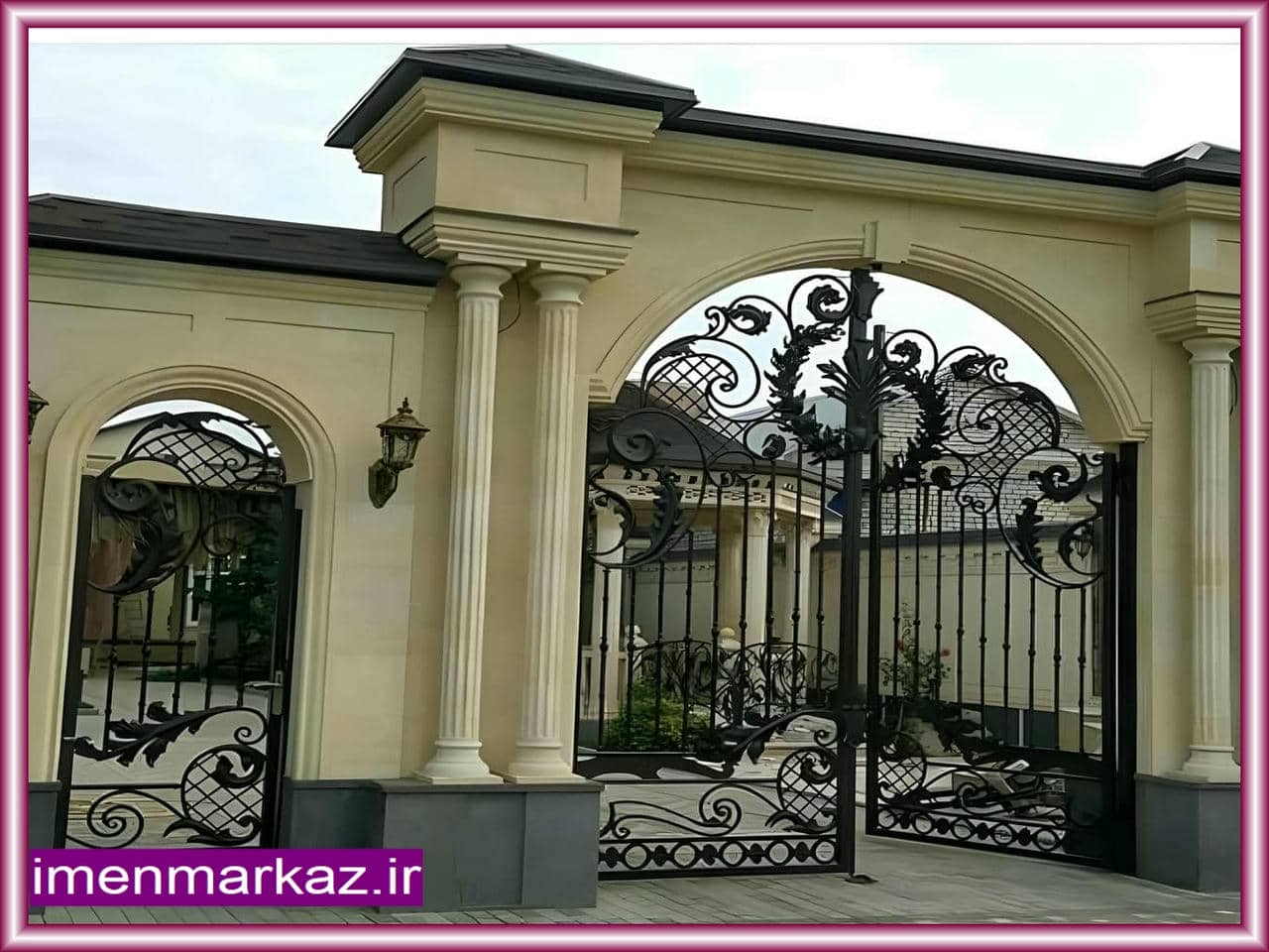 تولید درب حیاط فرفورژه