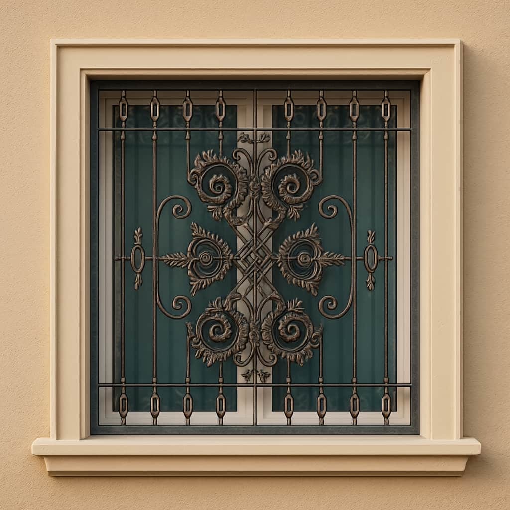 حفاظ پنجره آهنی هنری
