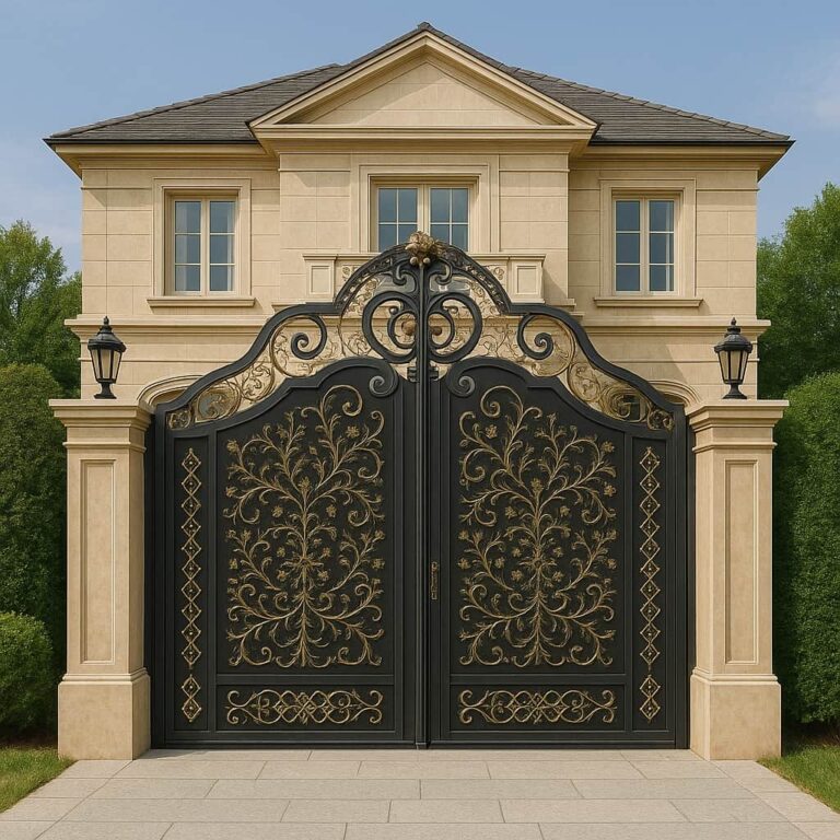 درب مدل میخک فرفورژه فلزی