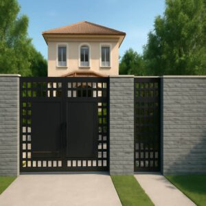 درب مدرن کوآدرا فلزی لوکس