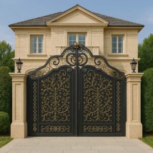درب مدل میخک فرفورژه فلزی