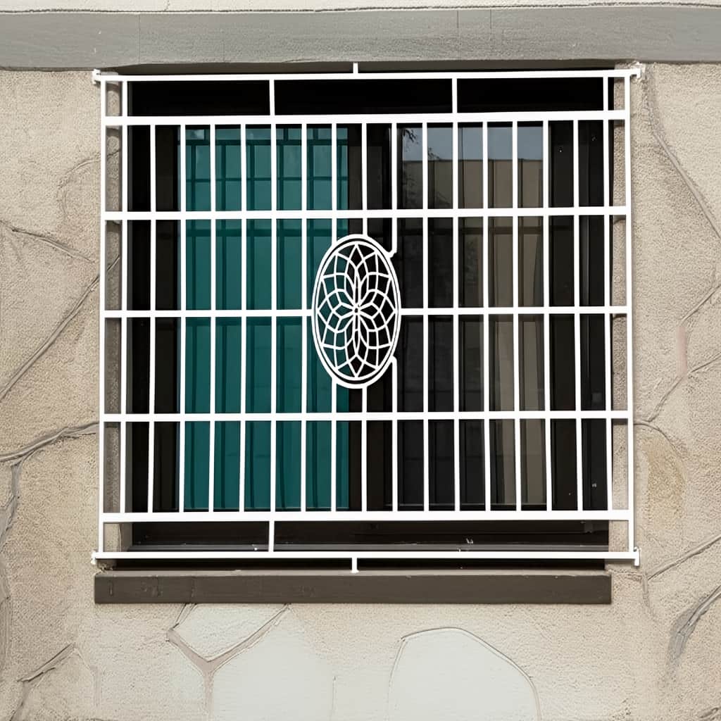 نصب حفاظ پنجره هندسی مدرن در کمال شهر
