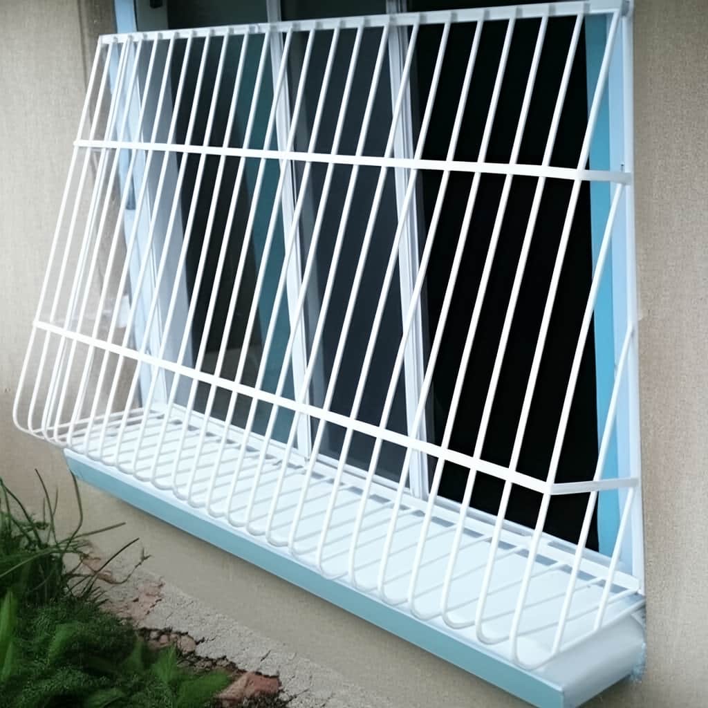 نصب حفاظ پنجره هندسی مدرن در طالقان