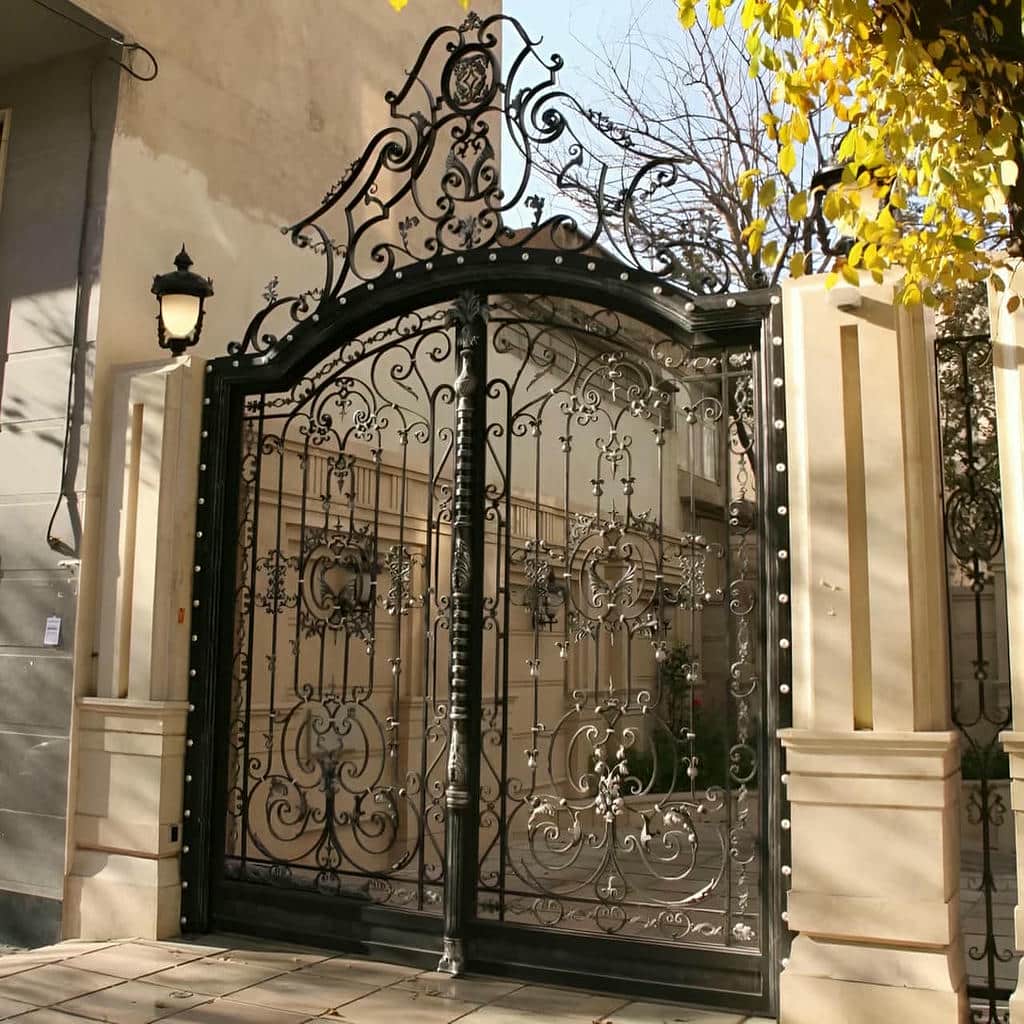 درب حیاط فرفورژه در گرگان