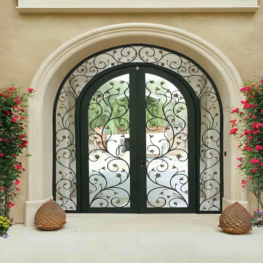 قیمت درب حیاط فرفورژه مدرن در تبریز