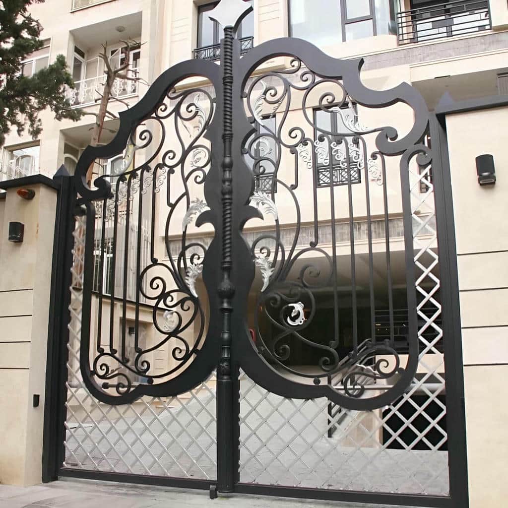 کارخانه درب حیاط فرفورژه ورق فولادی مقاوم در نیشابور