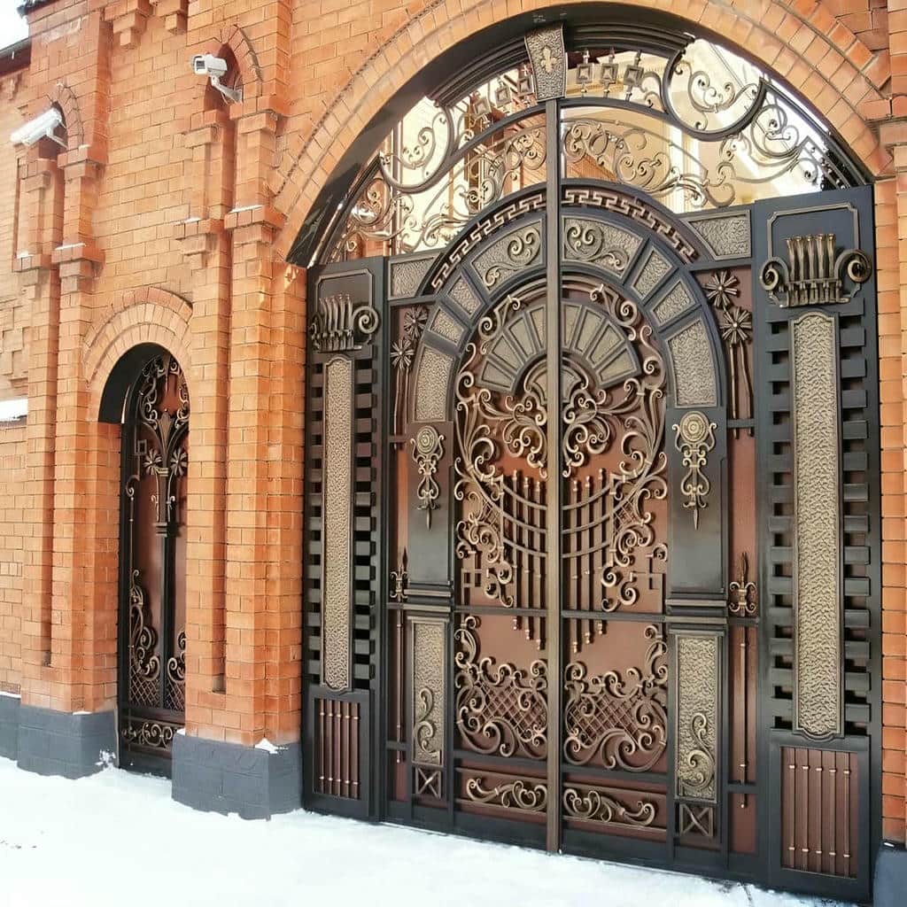 قیمت درب حیاط فرفورژه سفارشی در مشهد