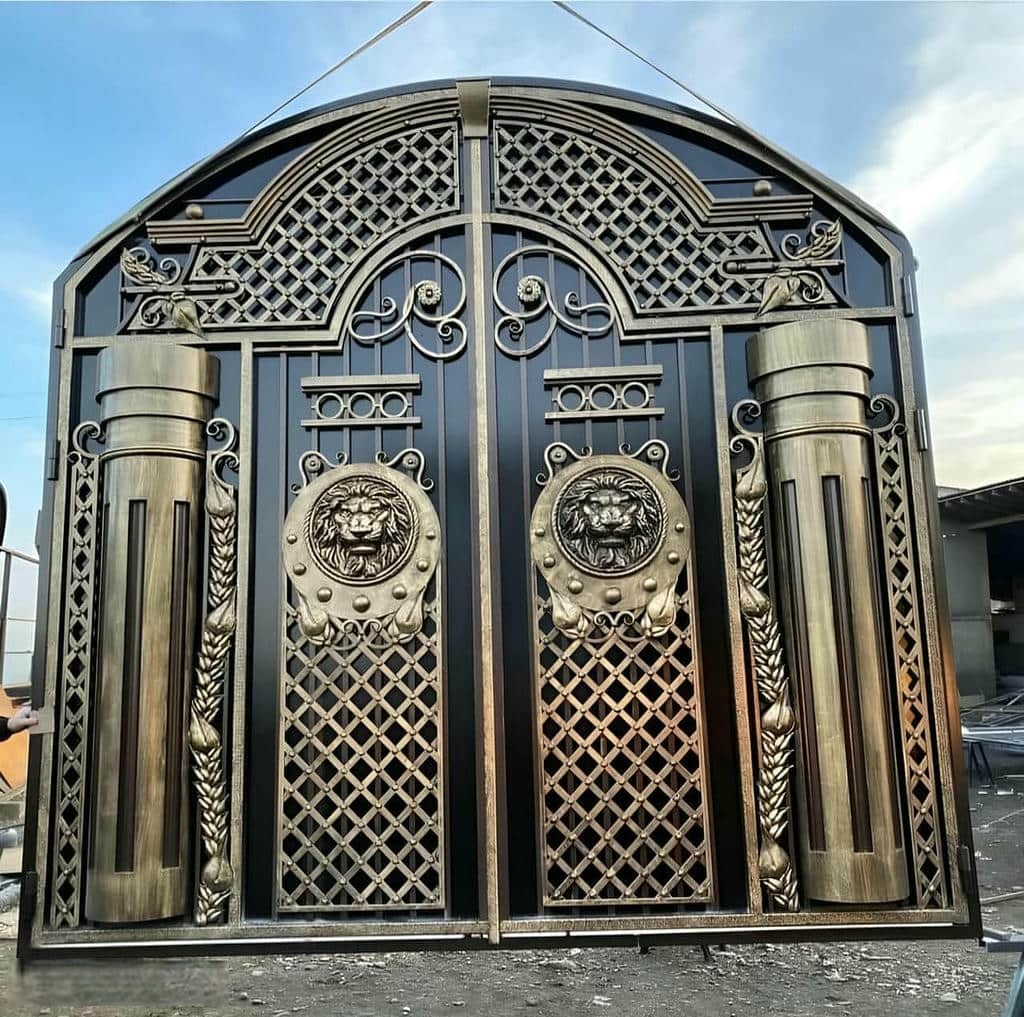 خرید درب حیاط فرفورژه سفارشی در شهریار