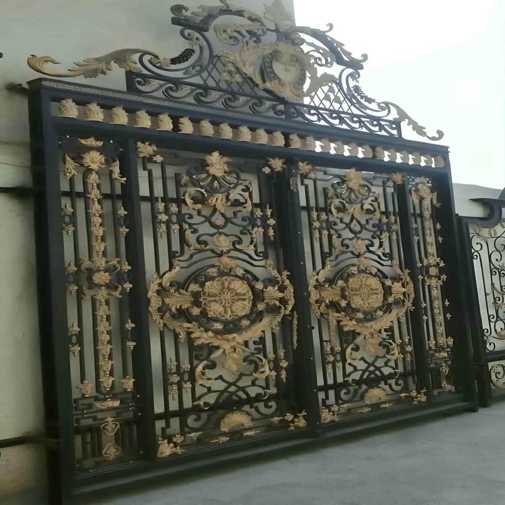 فروش درب حیاط فرفورژه پروفیل سنگین در چالوس