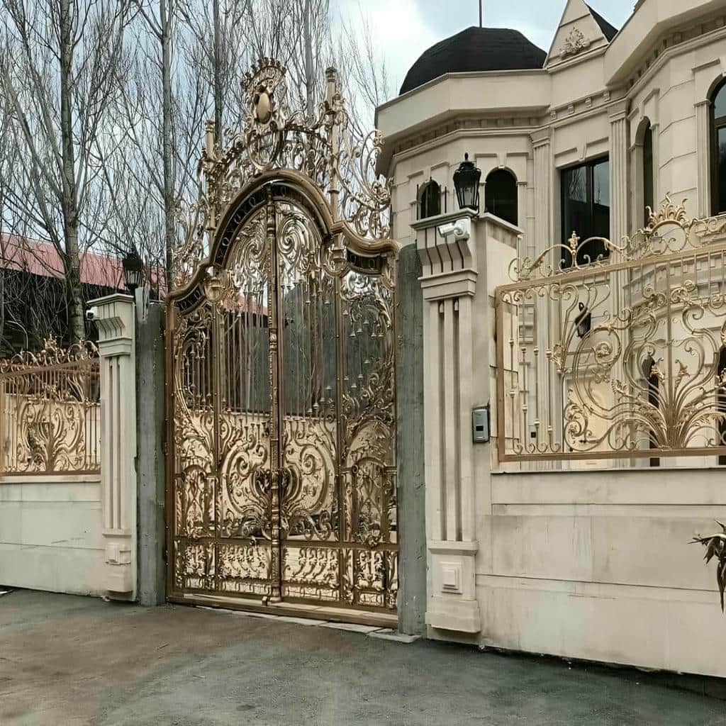 قیمت درب حیاط فرفورژه سفارشی در آبادان