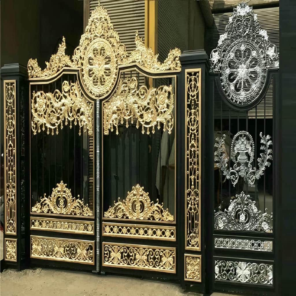 کارخانه درب حیاط فرفورژه ورق فولادی در چابهار