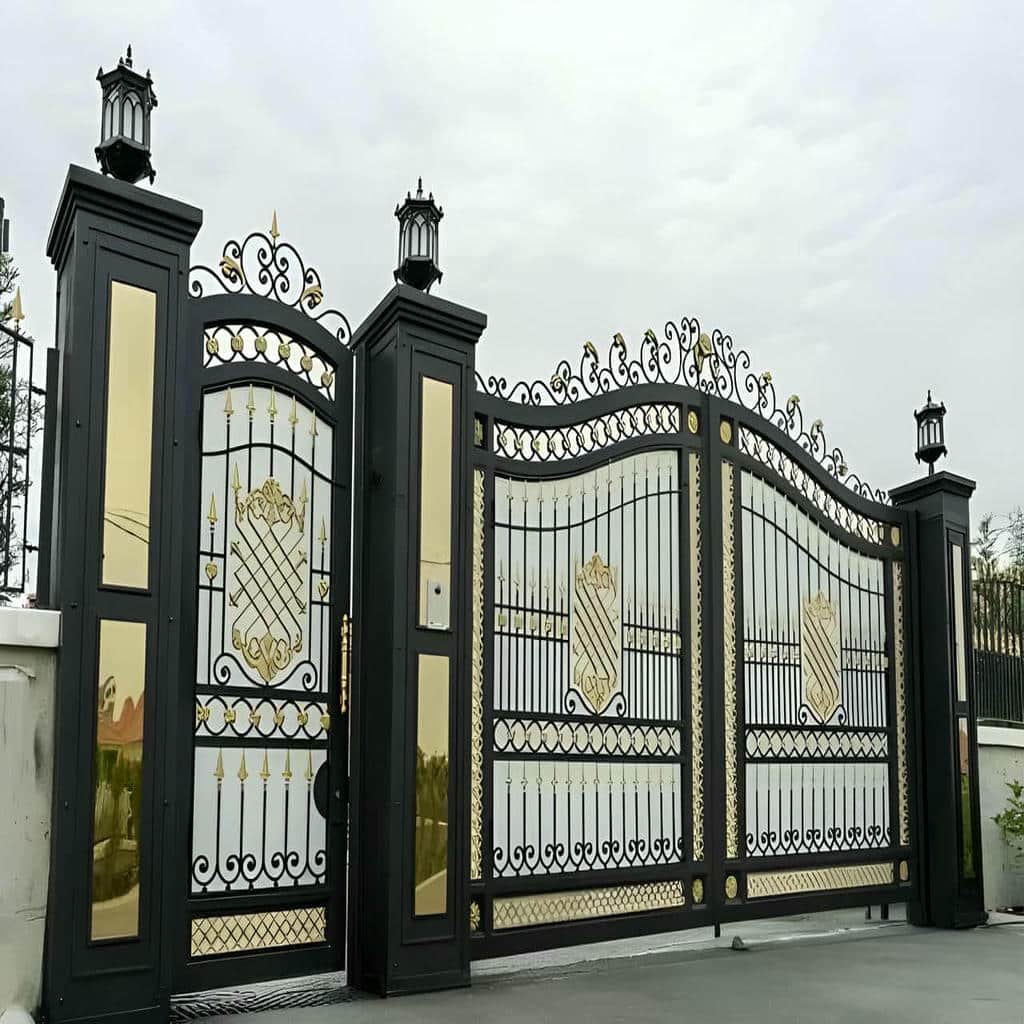 قیمت درب حیاط فرفورژه سفارشی در کردان