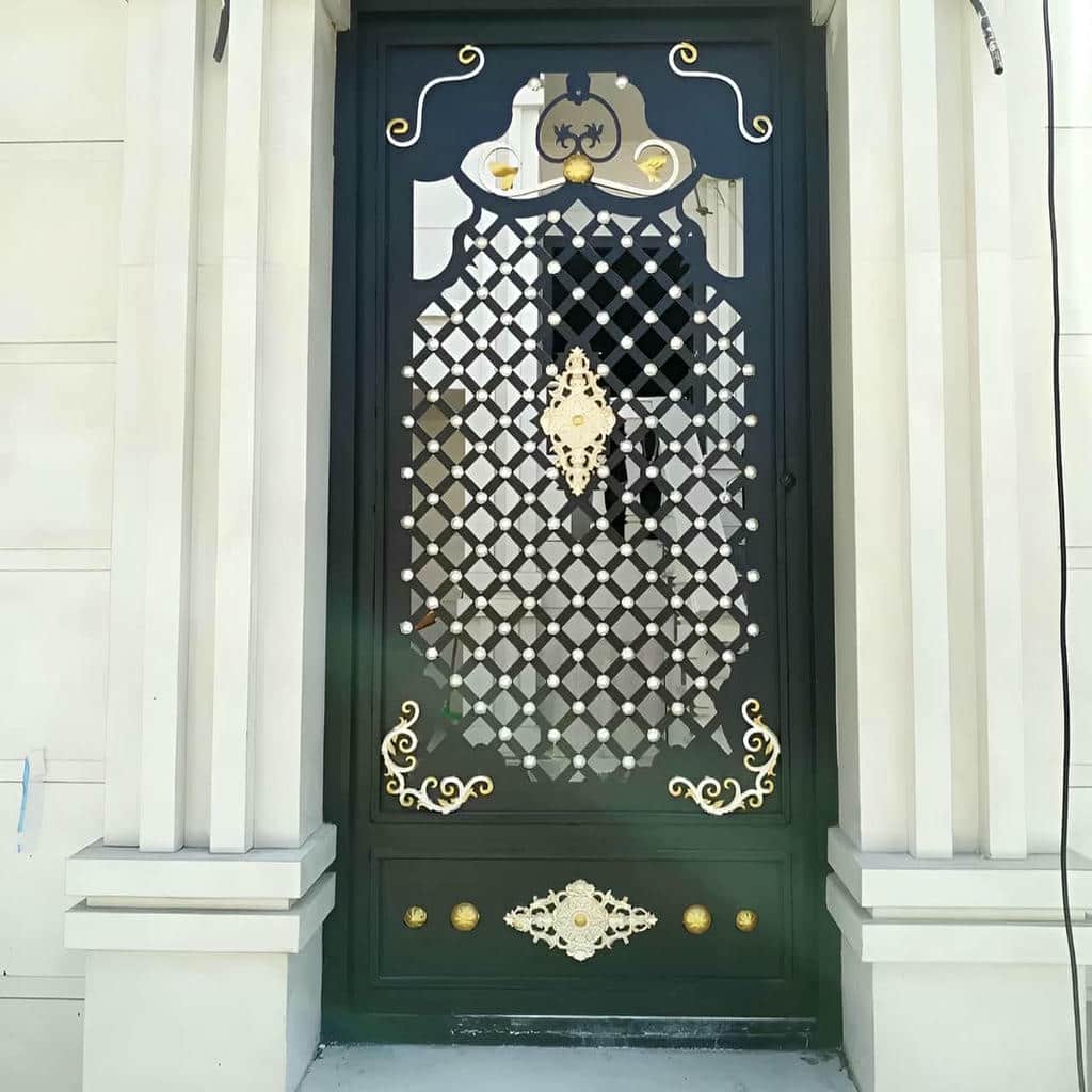 کارخانه درب حیاط فرفورژه پروفیل سنگین در طالقان