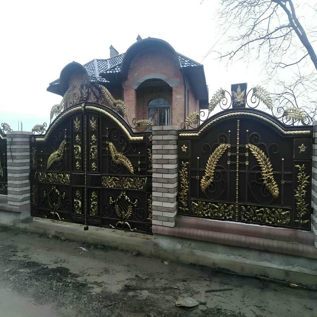 کارخانه درب حیاط فرفورژه ورق فولادی در شهریار