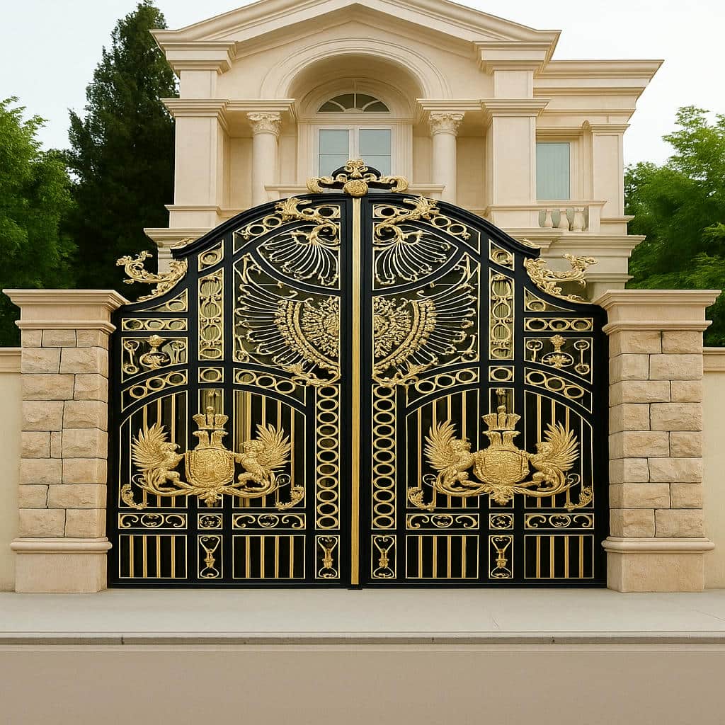 قیمت درب حیاط فرفورژه ویلایی در قشم