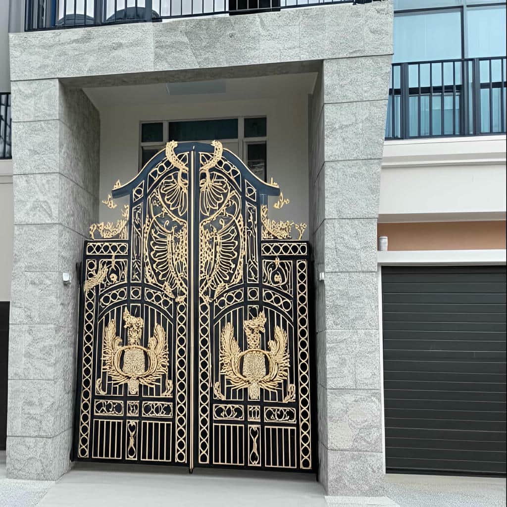 قیمت درب حیاط فرفورژه کلاسیک در همدان