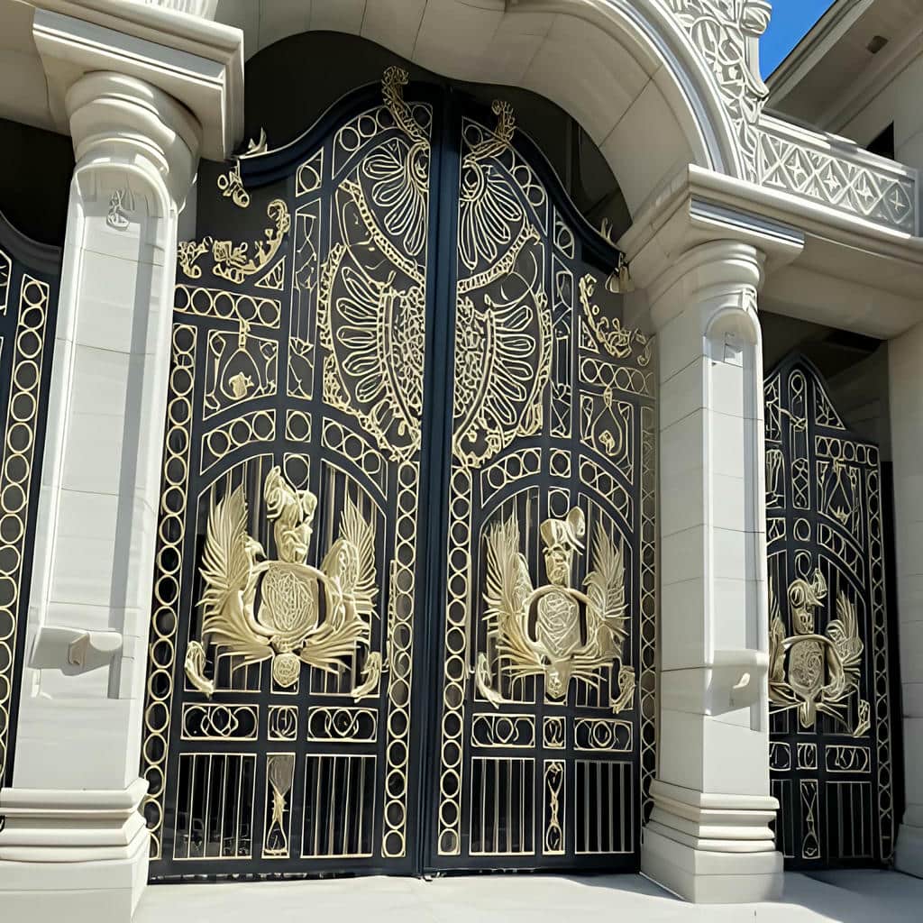 قیمت درب حیاط فرفورژه کلاسیک در فردیس کرج