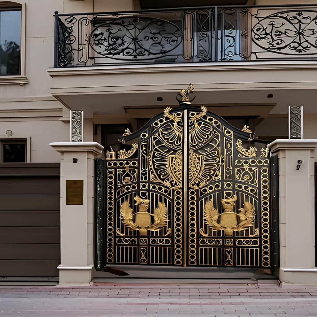 قیمت درب حیاط فرفورژه کلاسیک در یاسوج