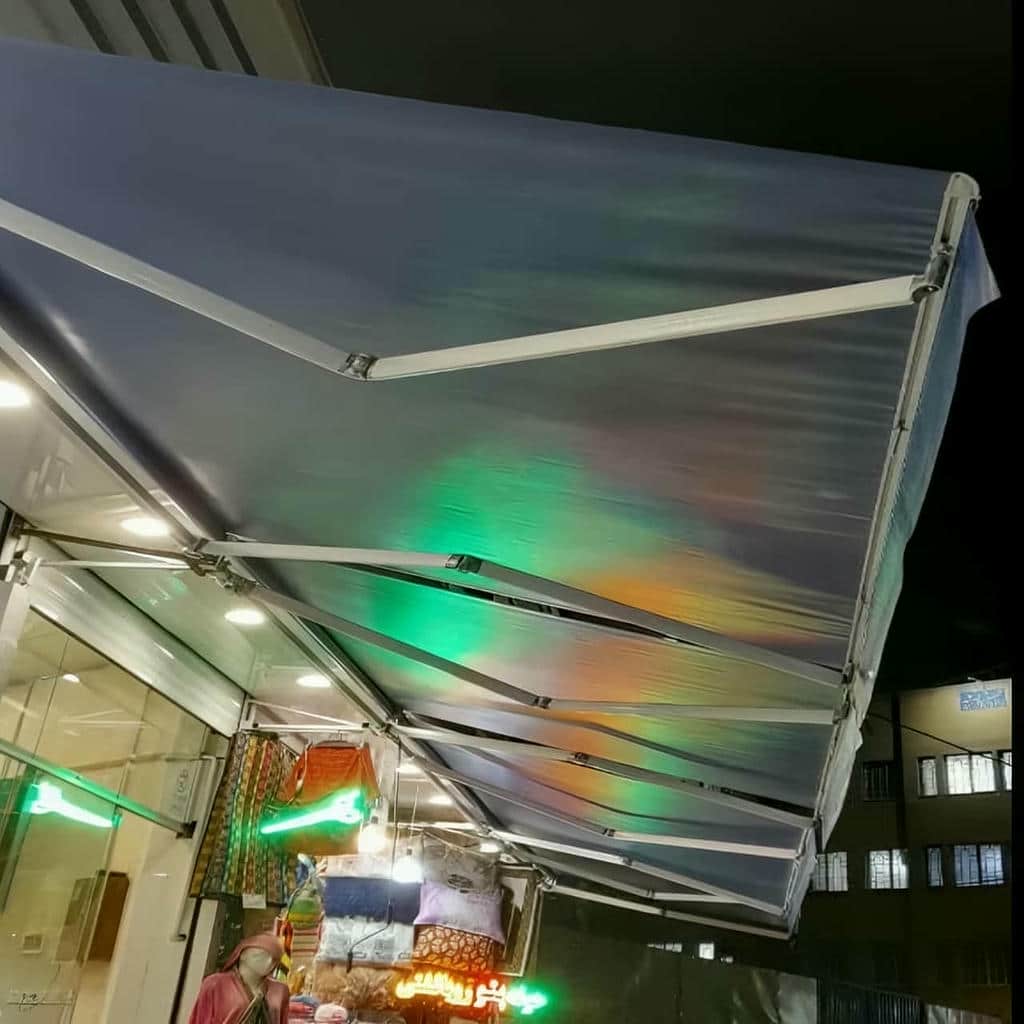 کارخانه سایبان برقی بازو آلومینیومی در تبریز