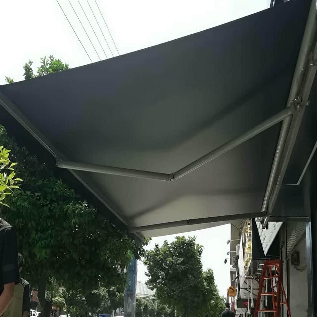 کارخانه سایبان برقی بازو آلومینیومی در بندر دیلم