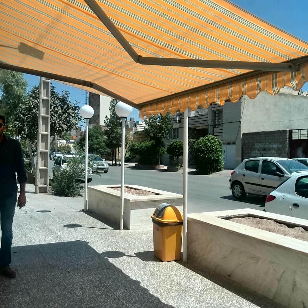 کارخانه سایبان برقی بازو آلومینیومی در چابهار