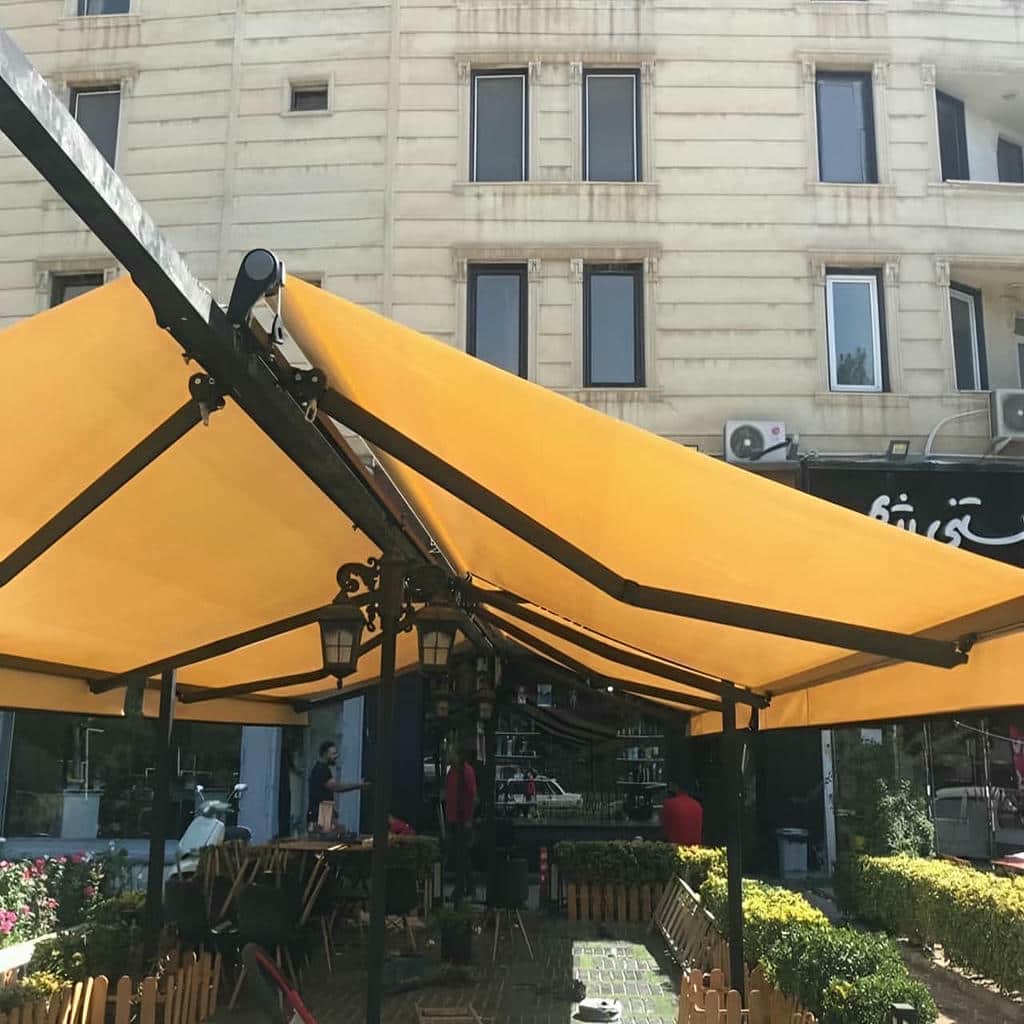 سایبان برقی در یزد