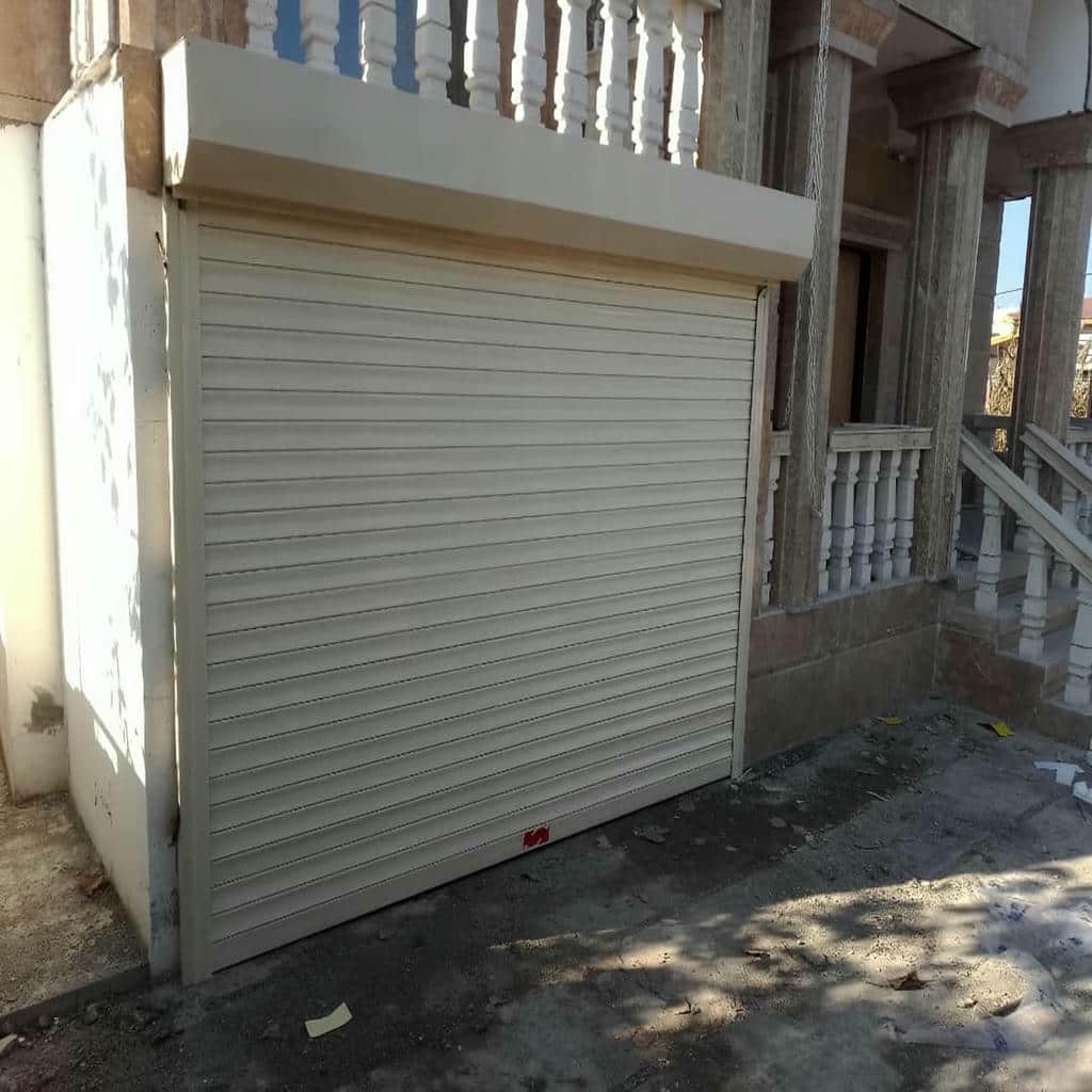 نصب کرکره برقی تیغه آلومینیومی در ساری