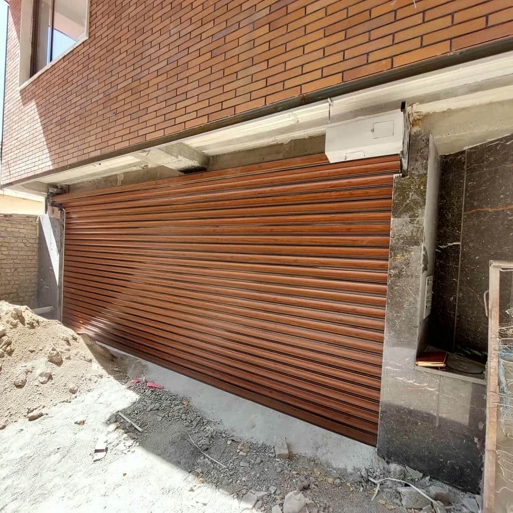 کارخانه کرکره برقی درب کرکره‌ای پارکینگ در فشم