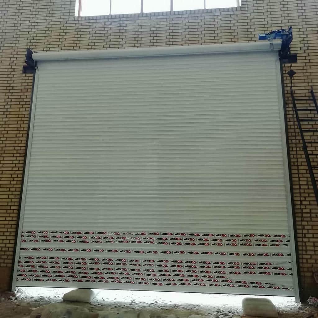 کارخانه کرکره برقی درب کرکره‌ای پارکینگ در بیرجند