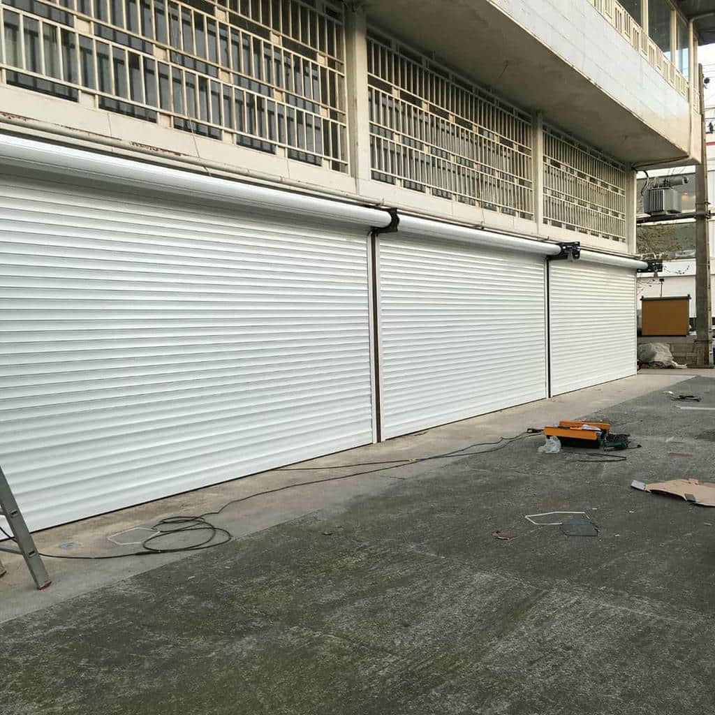 کارخانه کرکره برقی درب کرکره‌ای پارکینگ در اصفهان