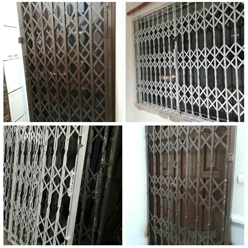 درب آکاردئونی ضد سرقت در نیشابور