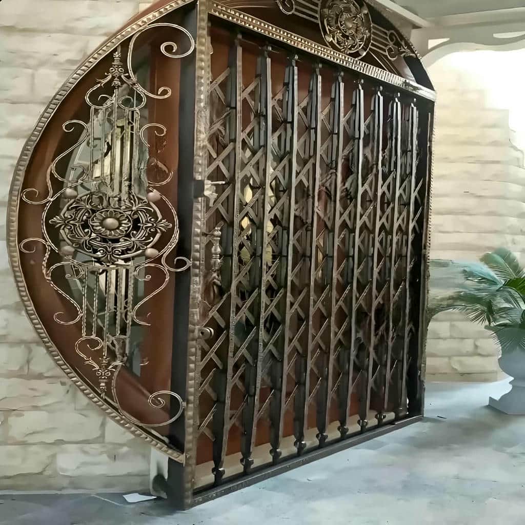 قیمت درب آکاردئونی ضد سرقت پروفیل سنگین در اندیشه