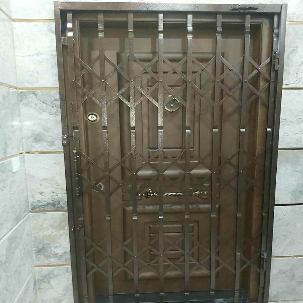 فروش درب آکاردئونی ضد سرقت تمام گل در نیشابور
