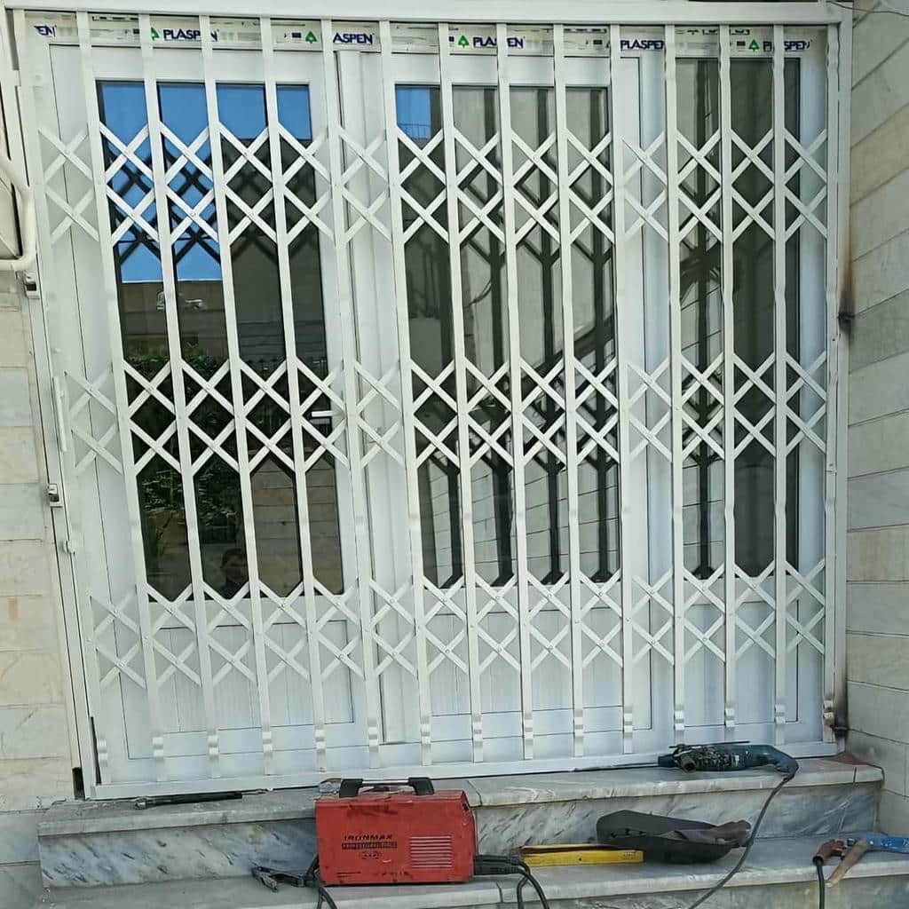فروش درب آکاردئونی ضد سرقت تمام گل در قشم