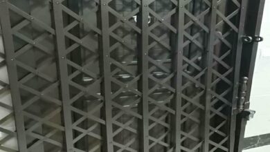 درب آکاردئونی ضد سرقت در سقز