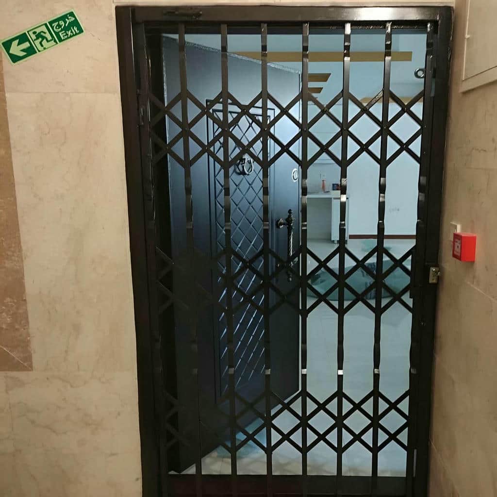 قیمت درب آکاردئونی ضد سرقت قفل ضدبرش در قم