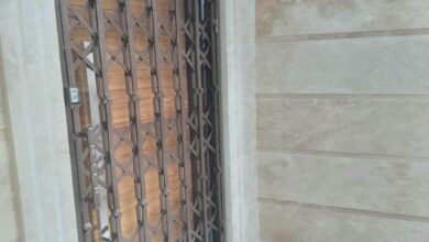 درب آکاردئونی ضد سرقت در یزد