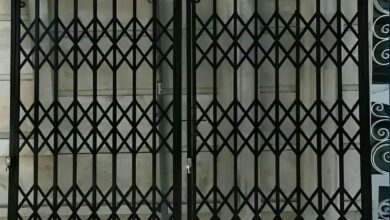 درب آکاردئونی ضد سرقت در ساوه