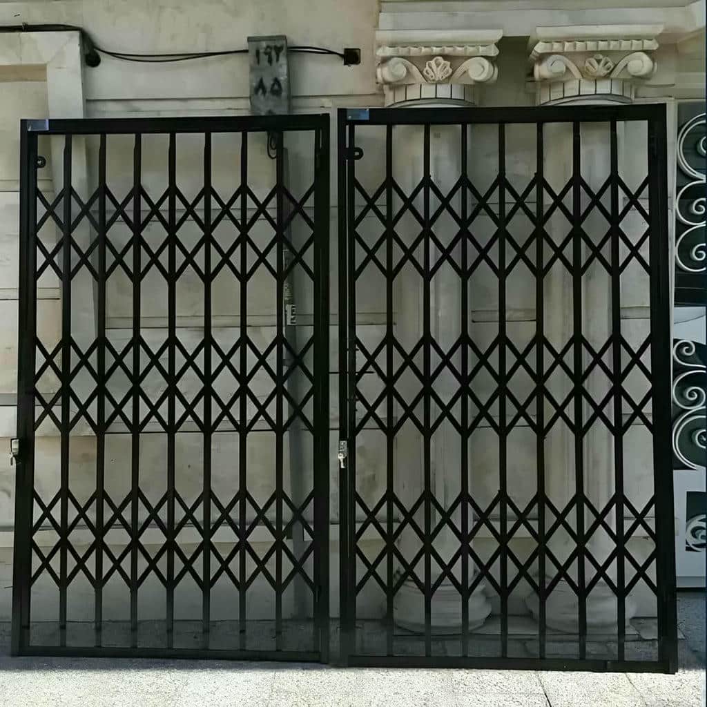 درب آکاردئونی ضد سرقت در ساوه