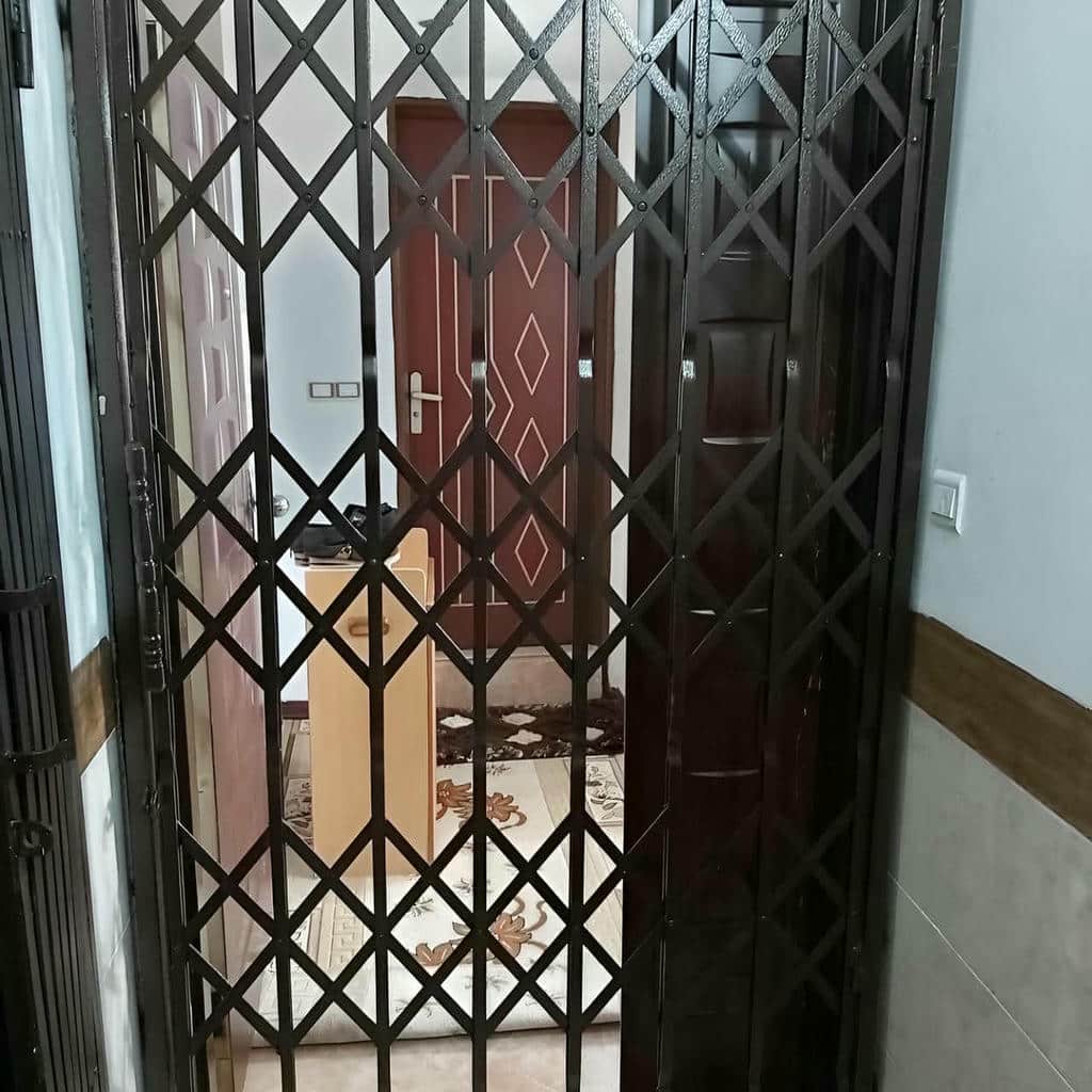 قیمت درب آکاردئونی ضد سرقت پروفیل سنگین در کیش