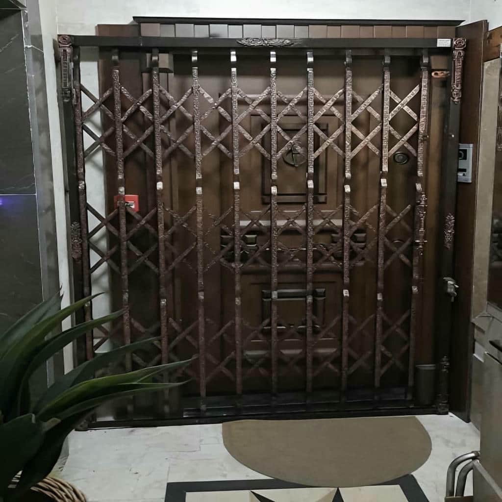 خرید درب آکاردئونی ضد سرقت دوگل در اردبیل