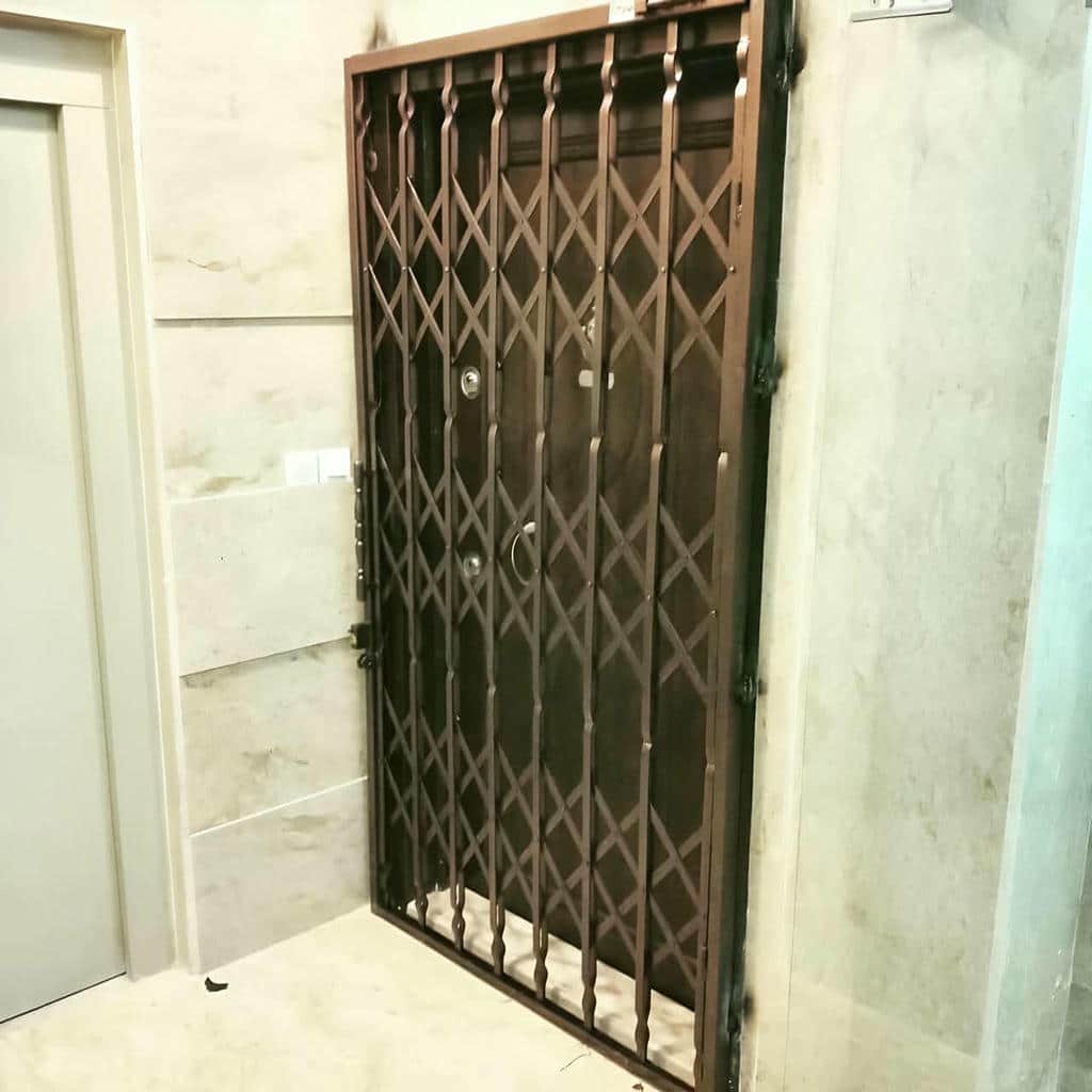 قیمت درب آکاردئونی ضد سرقت سه گل در کمال شهر