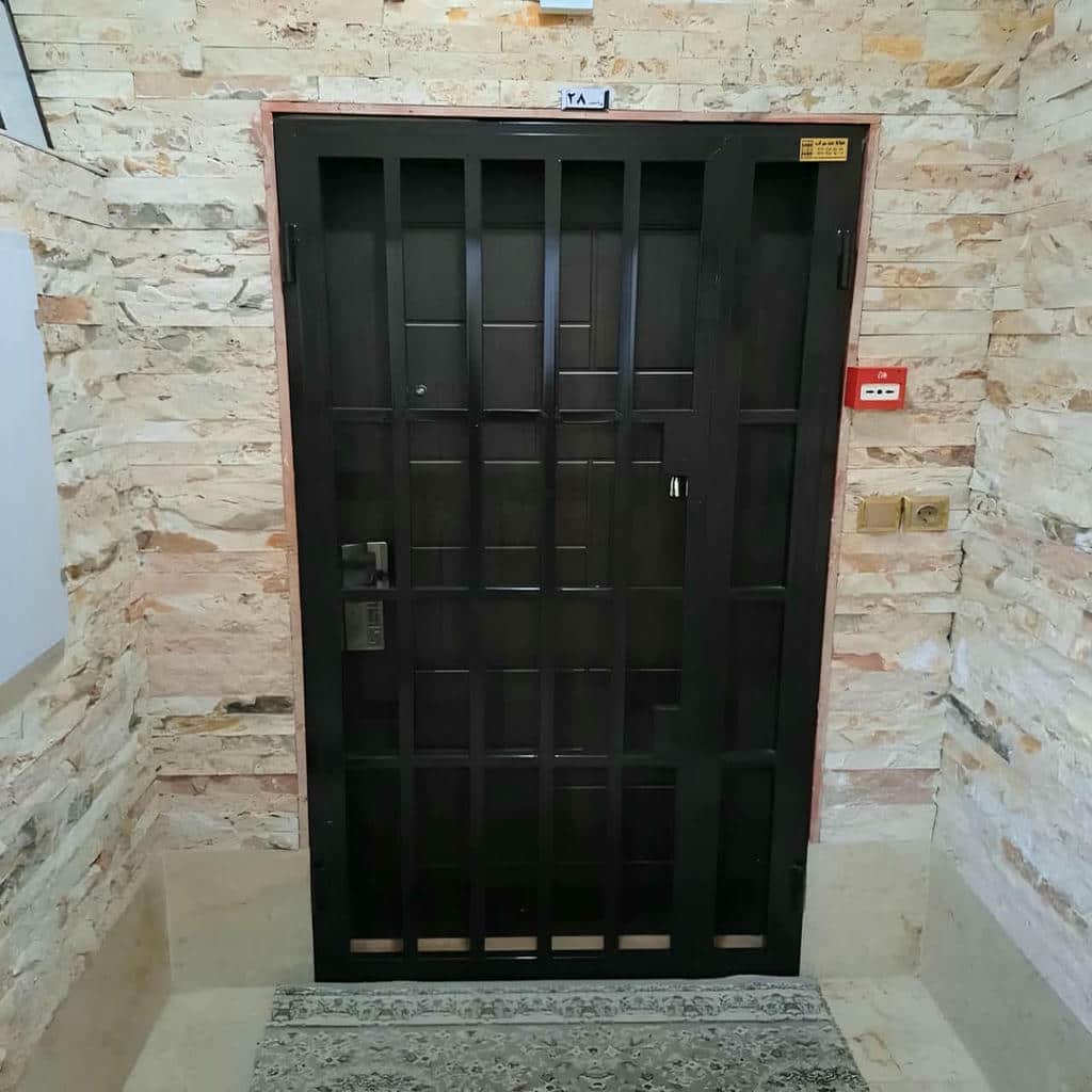 قیمت درب آکاردئونی ضد سرقت سه گل در چالوس