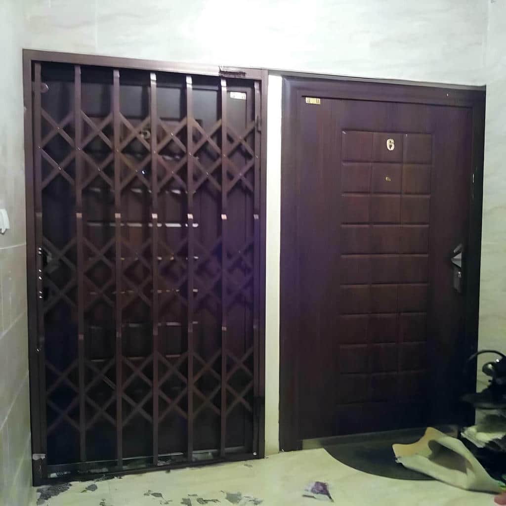 فروش درب آکاردئونی ضد سرقت تمام گل در کمال شهر