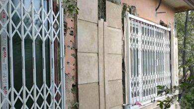 درب آکاردئونی ضد سرقت در ایرانشهر