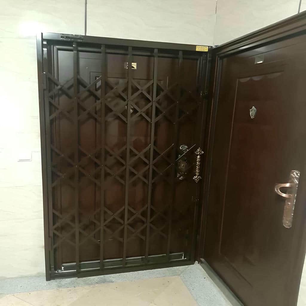 خرید درب آکاردئونی ضد سرقت دوگل در همدان