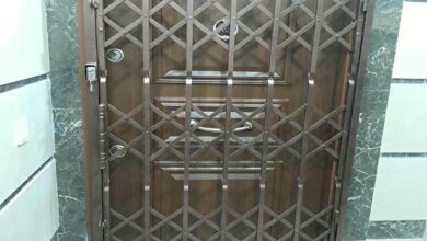 درب آکاردئونی ضد سرقت در چابهار