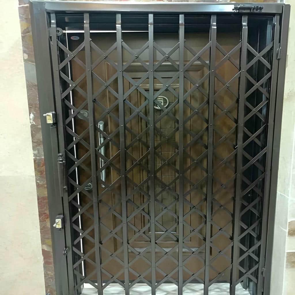 قیمت درب آکاردئونی ضد سرقت سه گل عظیمیه کرج